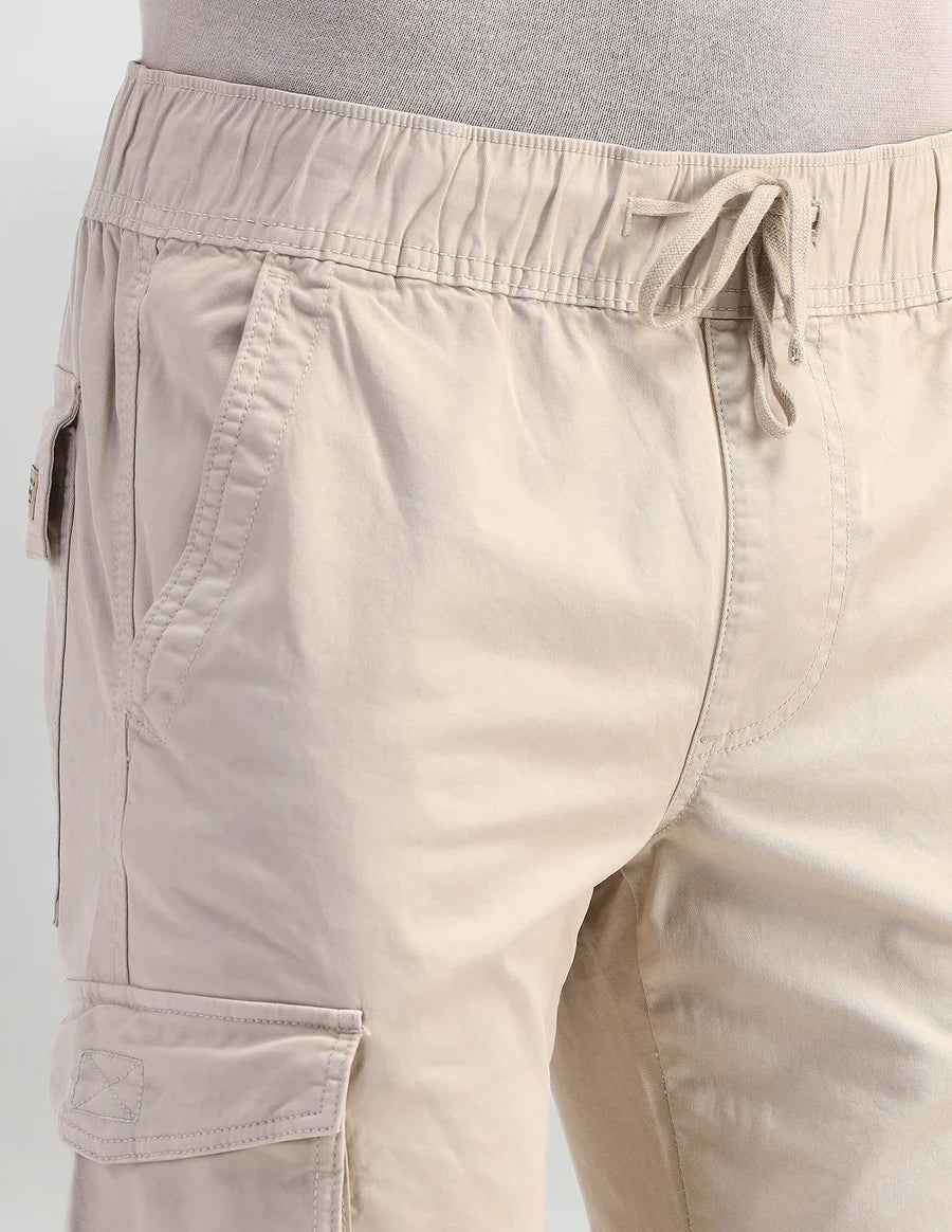 Solid Straight Fit Trousers
