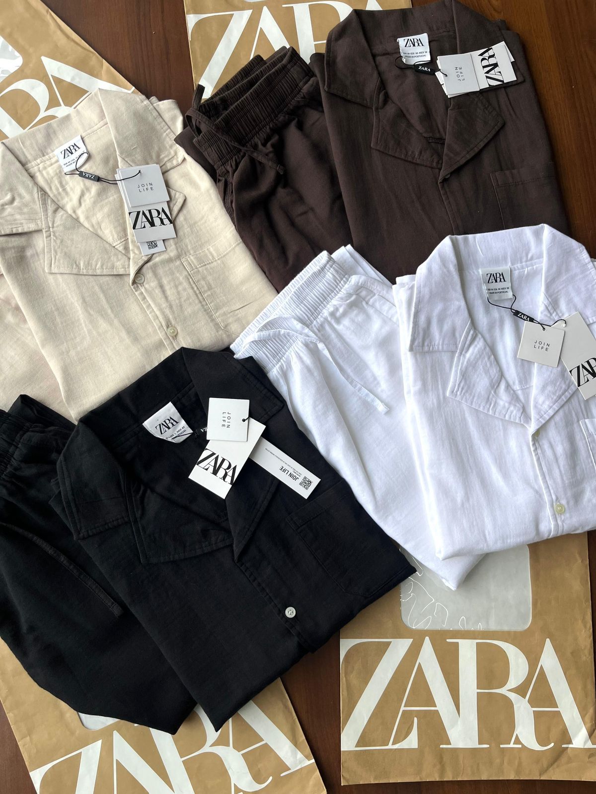 COTTON-LINEN SUIT ZARA